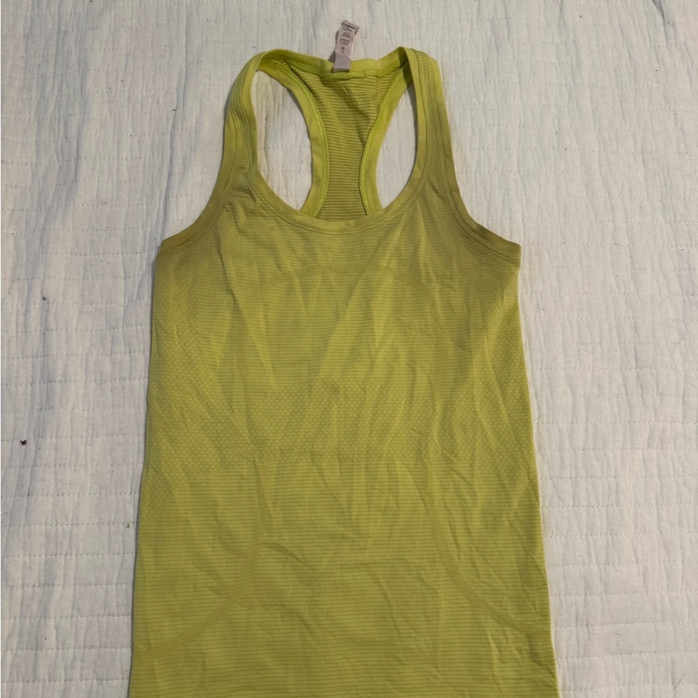 Lululemon Swiftly Tech Tank Top in Electric Lemon
